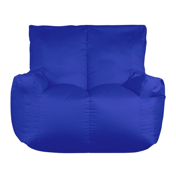 Niebieski worek do siedzenia dwuosobowy Sit and Chill Coron