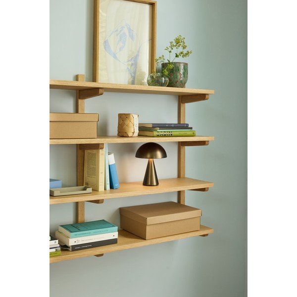 Wielopoziomowa półka w dekorze dębu w naturalnym kolorze 120 cm Long – Hübsch-image-1