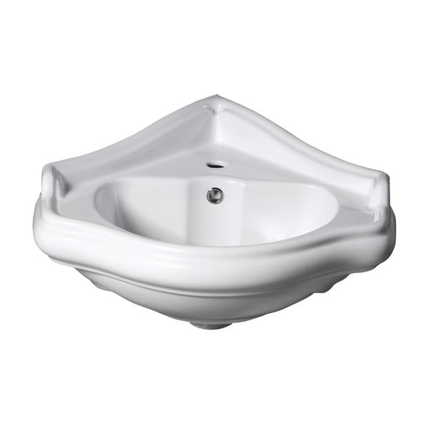 Biała ceramiczna umywalka 57,5x58 cm Retro – Sapho