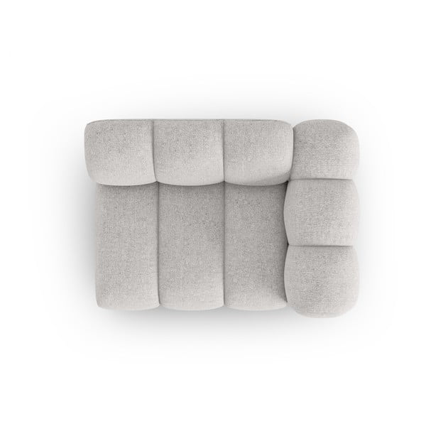 Jasnoszary moduł sofy (prawostronny) Lupine – Micadoni Home-image-3