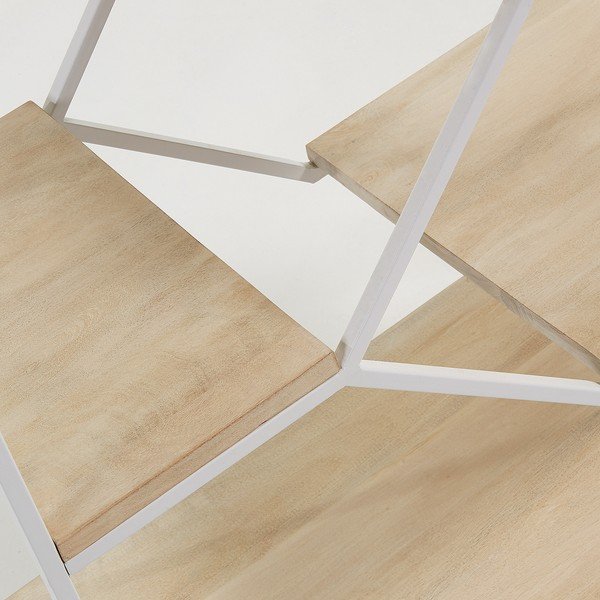 Biały regał z drewna mango Kave Home Pyke-image-2