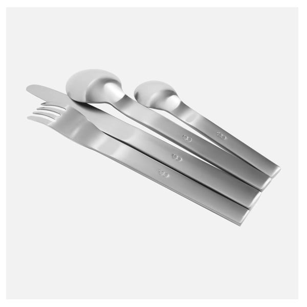 Sztućce ze stali nierdzewnej w kolorze srebra 24 szt. Boldi – FABINI-image-4