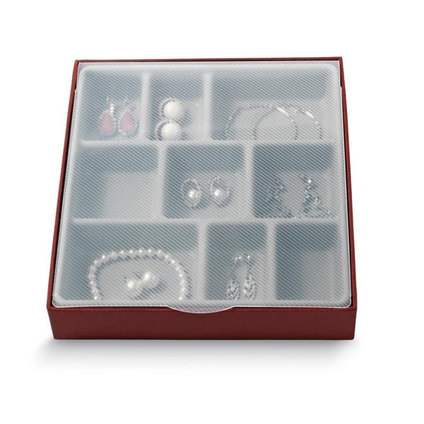 Organizer na biżuterię z 9 przegródkami Domopak Bijou-image-1