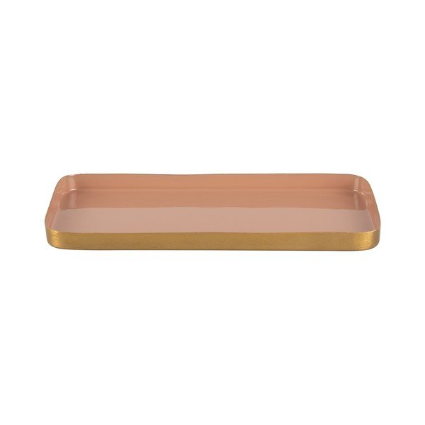 Metalowa taca dekoracyjna 12.5x25 cm Festive – PT LIVING