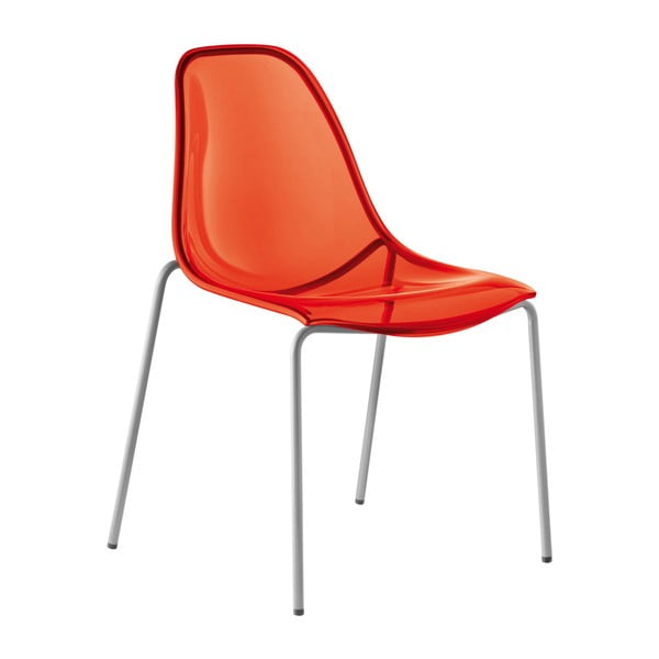 Czerwone krzesło Pedrali DayDream 405
