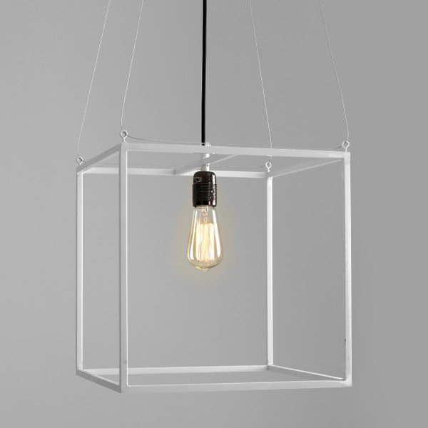 Biała lampa wisząca Custom Form Metric-image-4