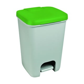 Szaro-zielony kosz na śmieci Curver Essentials, 20 l