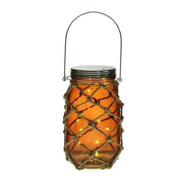 Pomarańczowy lampion LED Versa Bottle