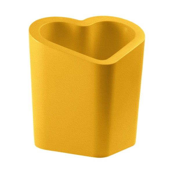 Żółta doniczka Slide Mon Amour, 80 x 90 cm