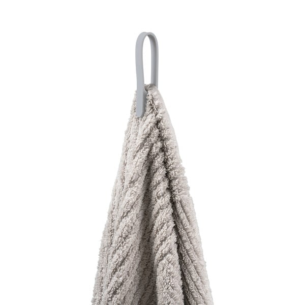 Jasnoszary silikonowy klips do wieszania ręczników 2 szt. Loop – Zone-image-1