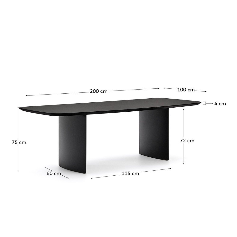 Stół 100x200 cm Litto – Kave Home (zdjęcie 9)