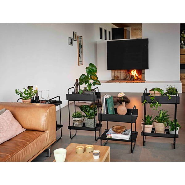 Czarna metalowa konsola 36x48 cm A-Console – Zone-image-1