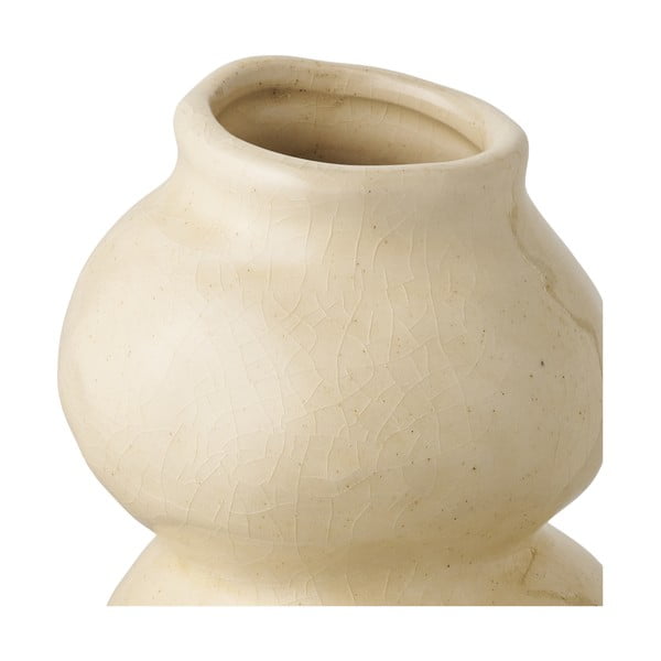 Beżowy ceramiczny wazon (wysokość 19,5 cm) Rona – House Nordic-image-4