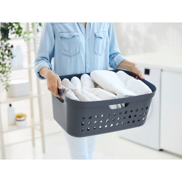 Plastikowy kosz na pranie 39 l Jona – Rotho-image-1