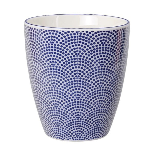 Niebieski porcelanowy kubek do herbaty Tokyo Design Studio Dots