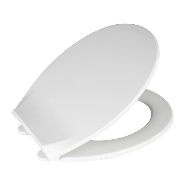 Biała deska sedesowa wolnoopadająca Wenko Kos, 44x37,5 cm-image-2