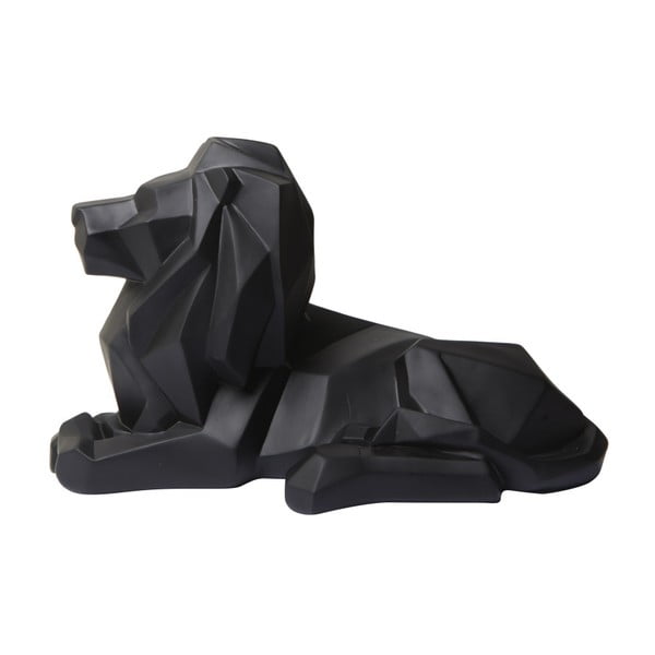 Czarna figurka dekoracyjna YWL Lion