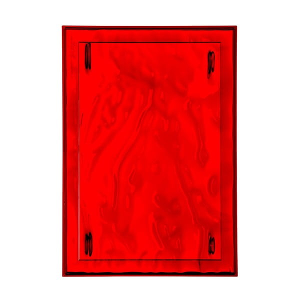 Taca Dune Red, 38x55 cm