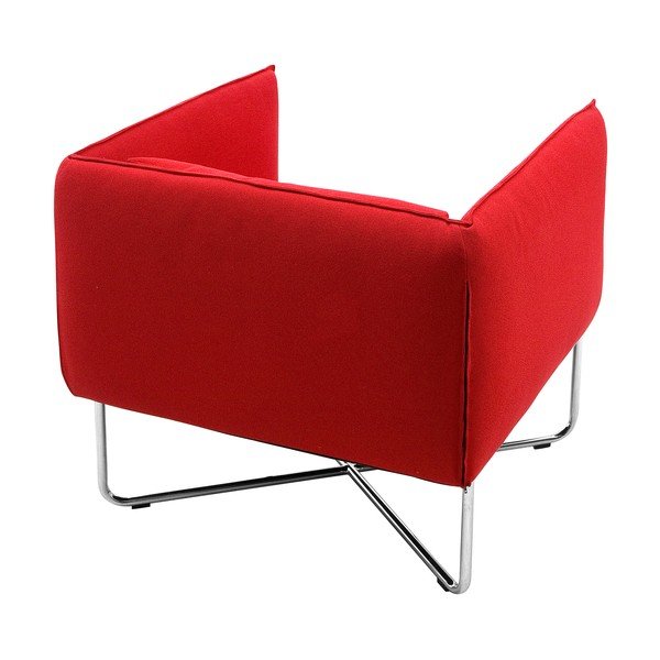 Czerwony fotel Softline Groove-image-3
