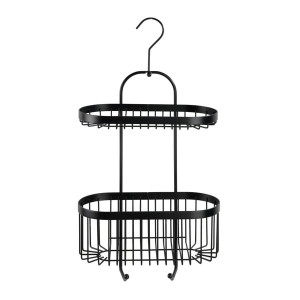 Czarny koszyk ścienny Wenko Classic Plus 2 Tier Caddy-image-2