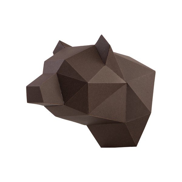 Kreatywny zestaw do złożenia figurki z papieru Papertime Mini Niedżwiedż-image-2