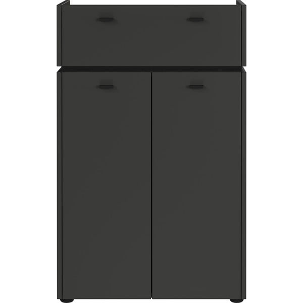 Antracytowa wysoka szafka łazienkowa 60x96 cm Modesto – Germania