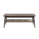 Brązowy stolik z blatem w dekorze dębu 60x120 cm Barrali – Unique Furniture