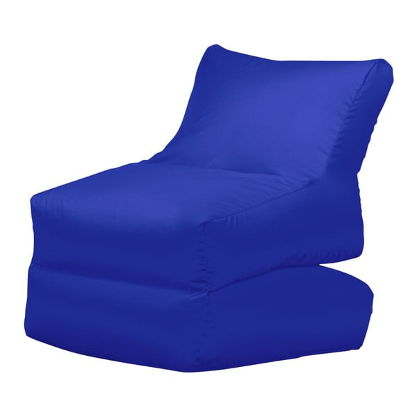 Niebieski leżak składany Sit and Chill Lato