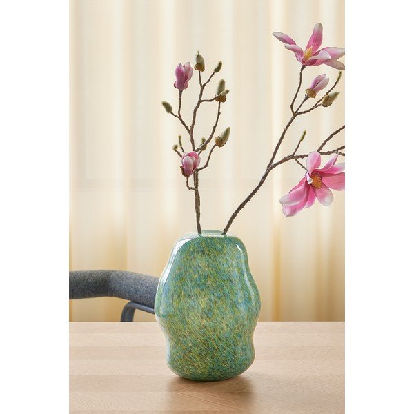 Zielony szklany ręcznie wykonany wazon (wysokość 29 cm) Miro – Hübsch-image-2