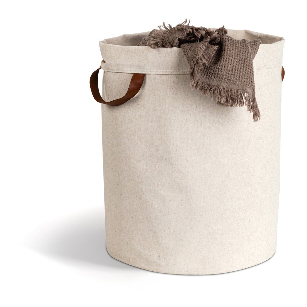 Beżowy tekstylny kosz na pranie 69 l Soft Storage – Bigso (zdjęcie 6)