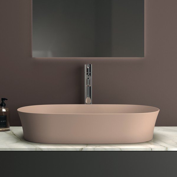 Jasnoróżowa ceramiczna umywalka 60x38 cm Ipalyss – Ideal Standard-image-1
