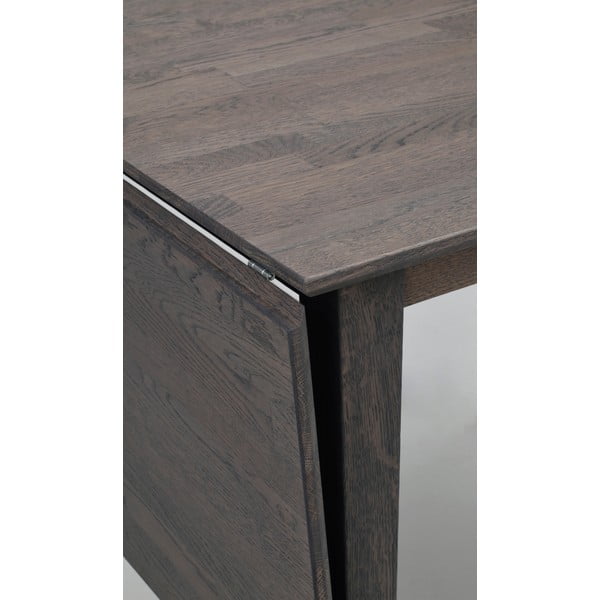 Rozkładany stół z litego drewna dębowego 120x80 cm Filippa – Rowico-image-4