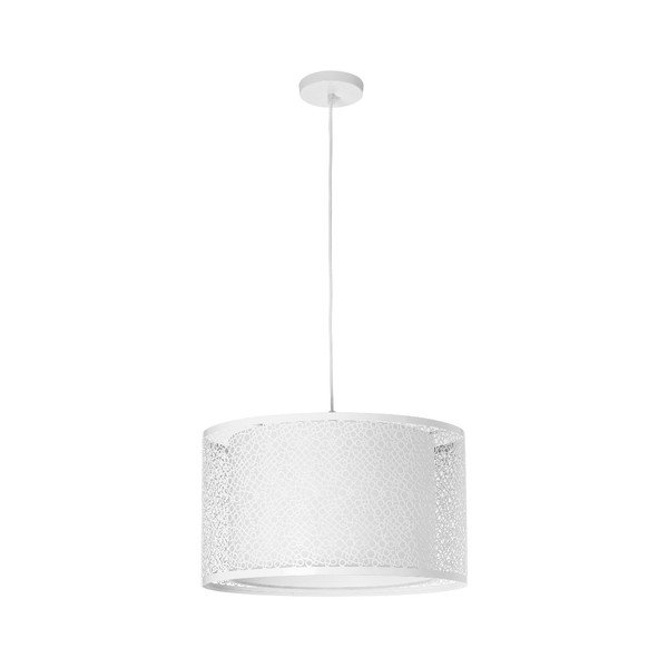 Biała lampa wisząca SULION Hula