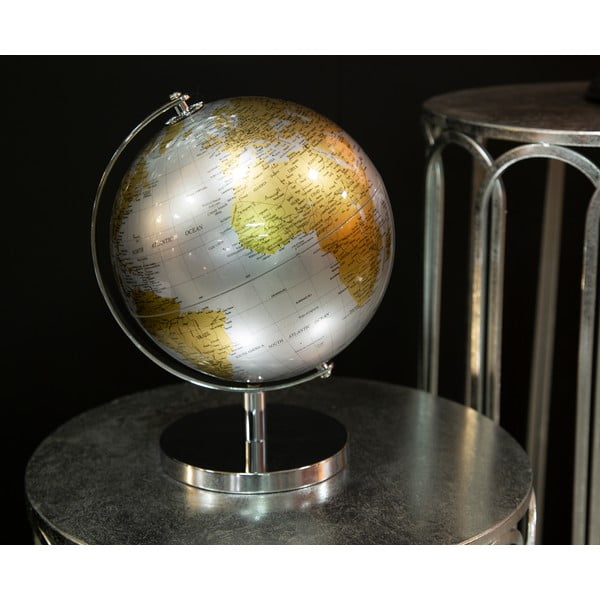 Dekoracja na stół w kolorze srebrno-złotym Mauro Ferretti Globe, wys. 28 cm-image-3