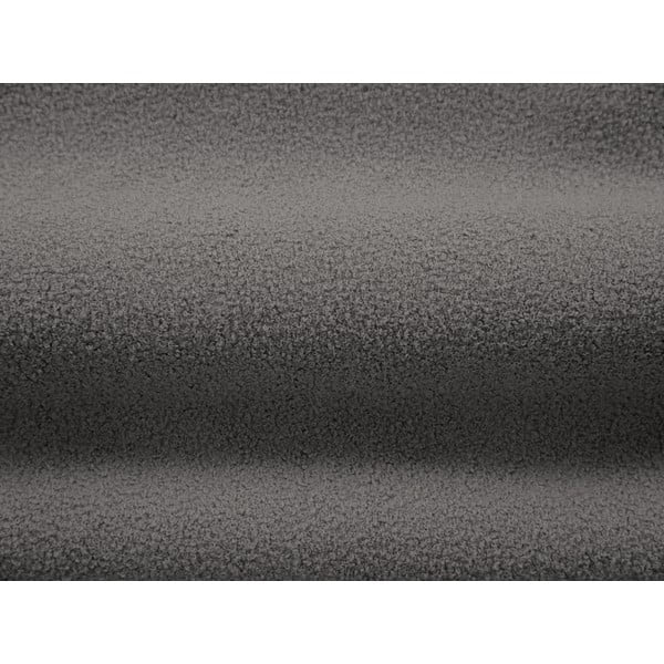 Szary fotel z materiału bouclé Chuck – Micadoni Home-image-4