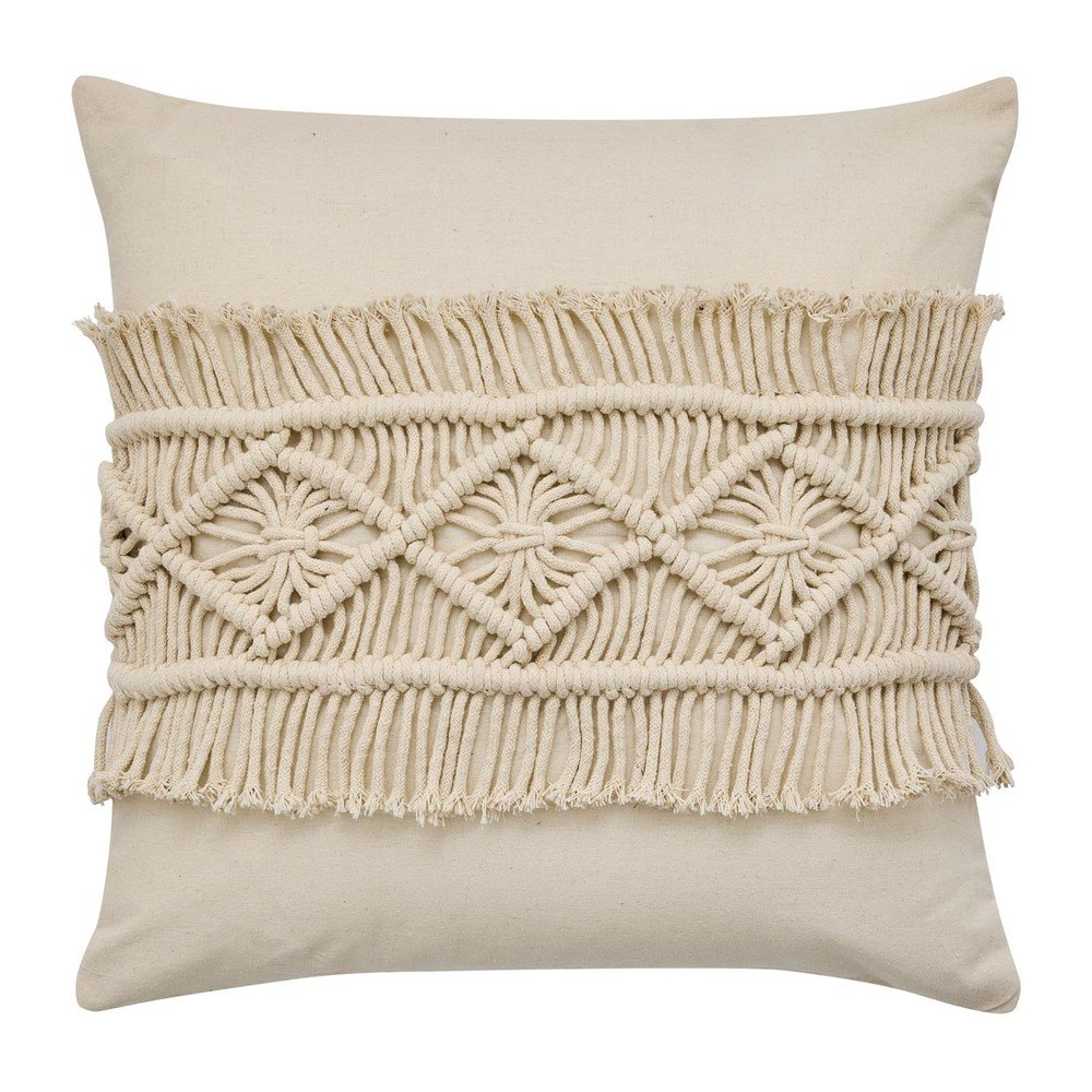 Bawełniana poduszka dekoracyjna 45x45 cm Samaya – douceur d'intérieur