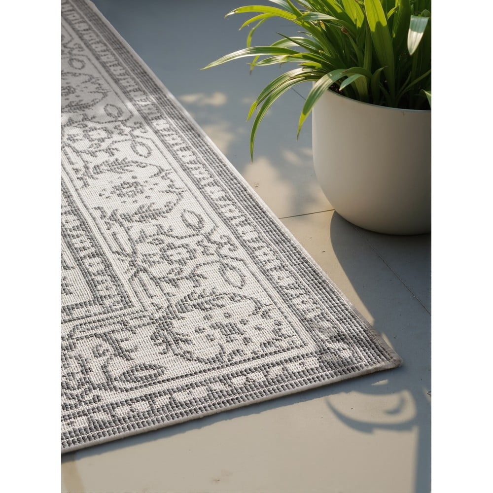 Dywan odpowiedni na zewnątrz w szaro-śmietankowym kolorze 120x170 cm Duet Kona – NORTHRUGS (zdjęcie 9)