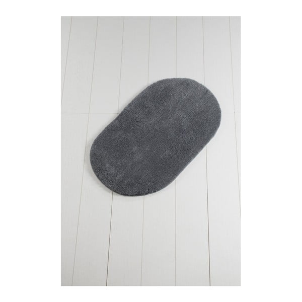 Szary dywanik łazienkowy Minto Lento, 100x60 cm