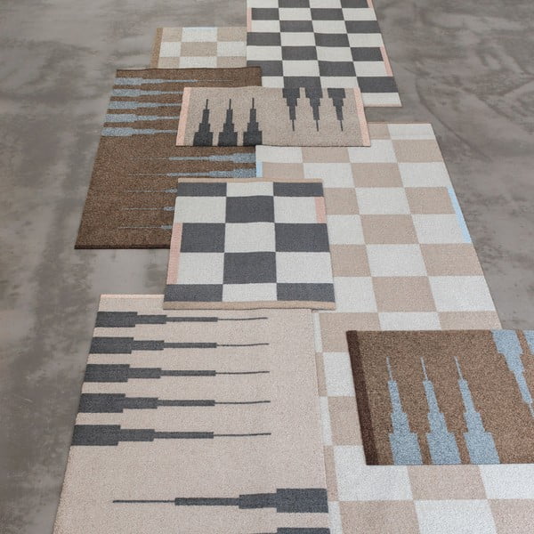 Beżowy dywan odpowiedni do prania 70x150 cm Marker – Mette Ditmer Denmark-image-3