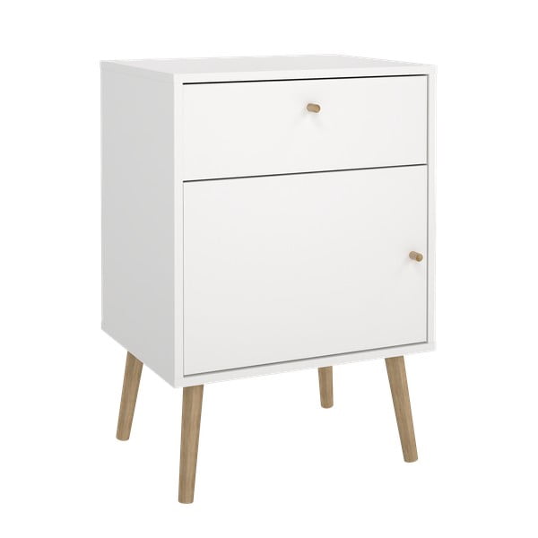 Biała szafka nocna Bodo – Tvilum-image-2