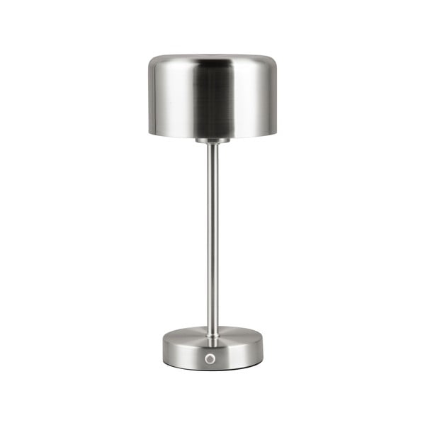 Lampa stołowa LED w kolorze srebra ze ściemniaczem (wys. 30 cm) Jeff – Trio