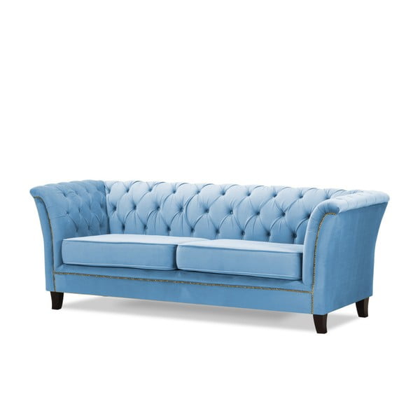 Niebieska sofa trzyosobowa Wintech Newport