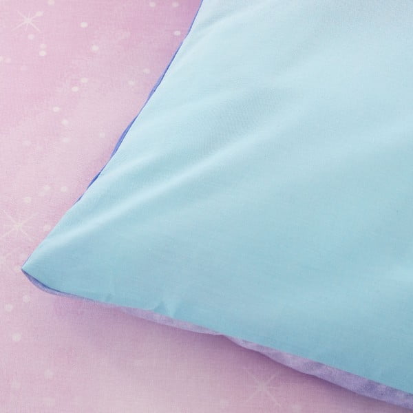 Niebiesko-różowa pościel dziecięca dwuosobowa 200x200 cm Ombre Rainbow Clouds – Catherine Lansfield-image-3