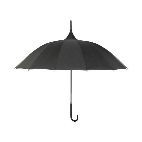 Czarny parasol Ambiance Bebeig, ⌀ 90 cm-image-2