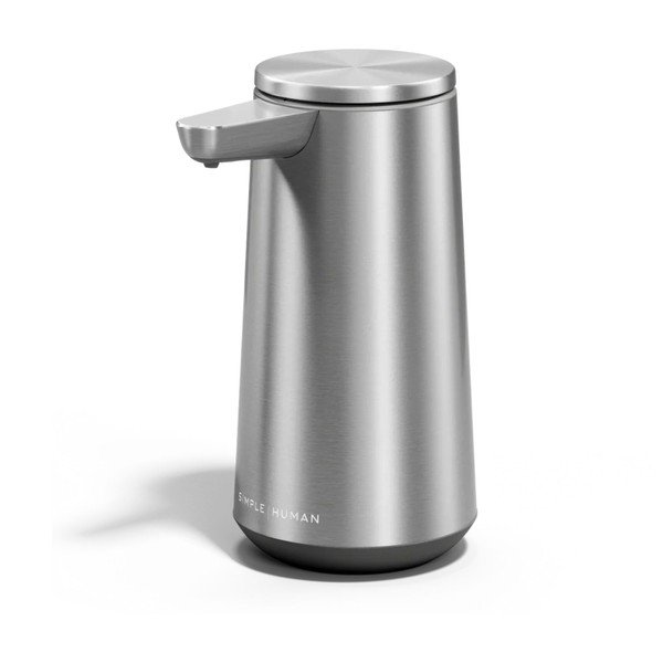 Automatyczny dozownik do mydła ze stali nierdzewnej w kolorze matowego srebra 296 ml – simplehuman