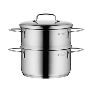 Garnek nierdzewny do gotowania na parze z pokrywką WMF Cromargan® Mini, ⌀ 16 cm