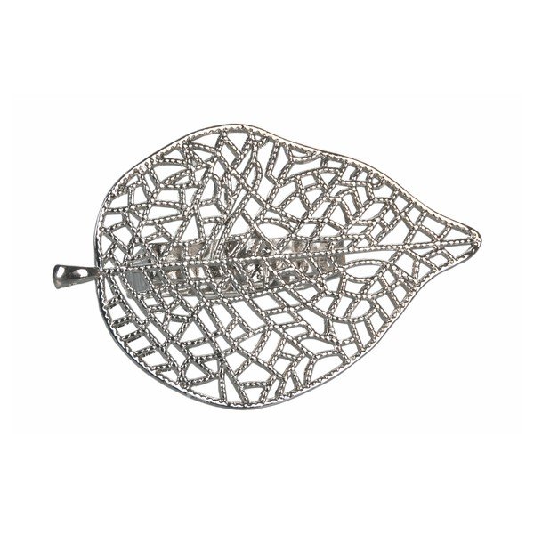 Zestaw 4 metalowych obrączek na serwetki w kolorze srebra Villa d'Este Argento-image-2