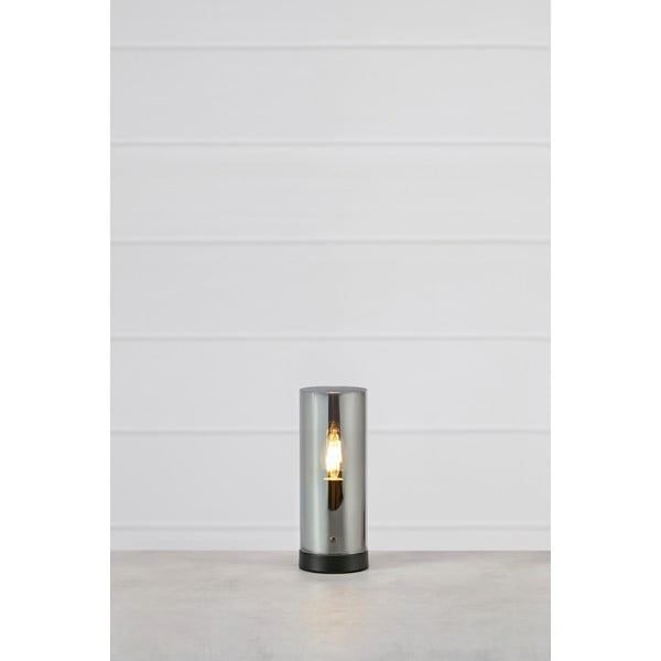 Czarna lampa stołowa z szklanym kloszem (wys. 23 cm) Post – Markslöjd-image-1