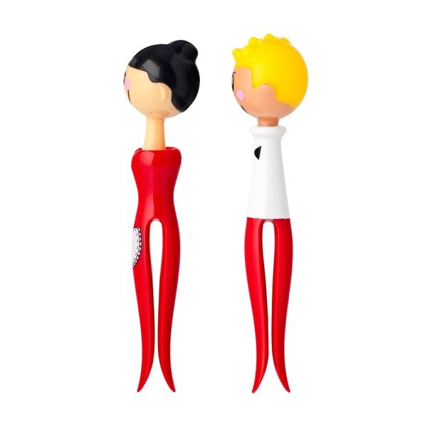 Zestaw 2 klamerek Vigar Red Duo-image-1