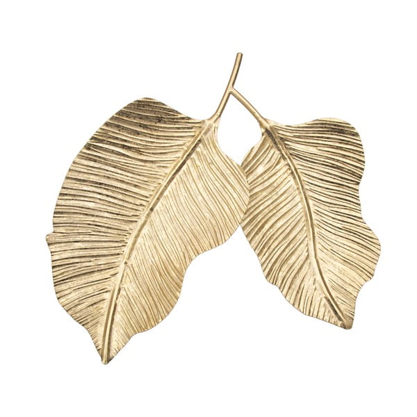 Metalowa taca dekoracyjna Double Leaf – Mauro Ferretti
